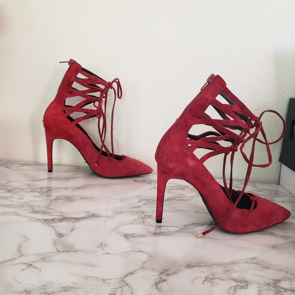 Jeffery Campbell x Free People Hierro LaceUp Heels - Picture 5 of 9